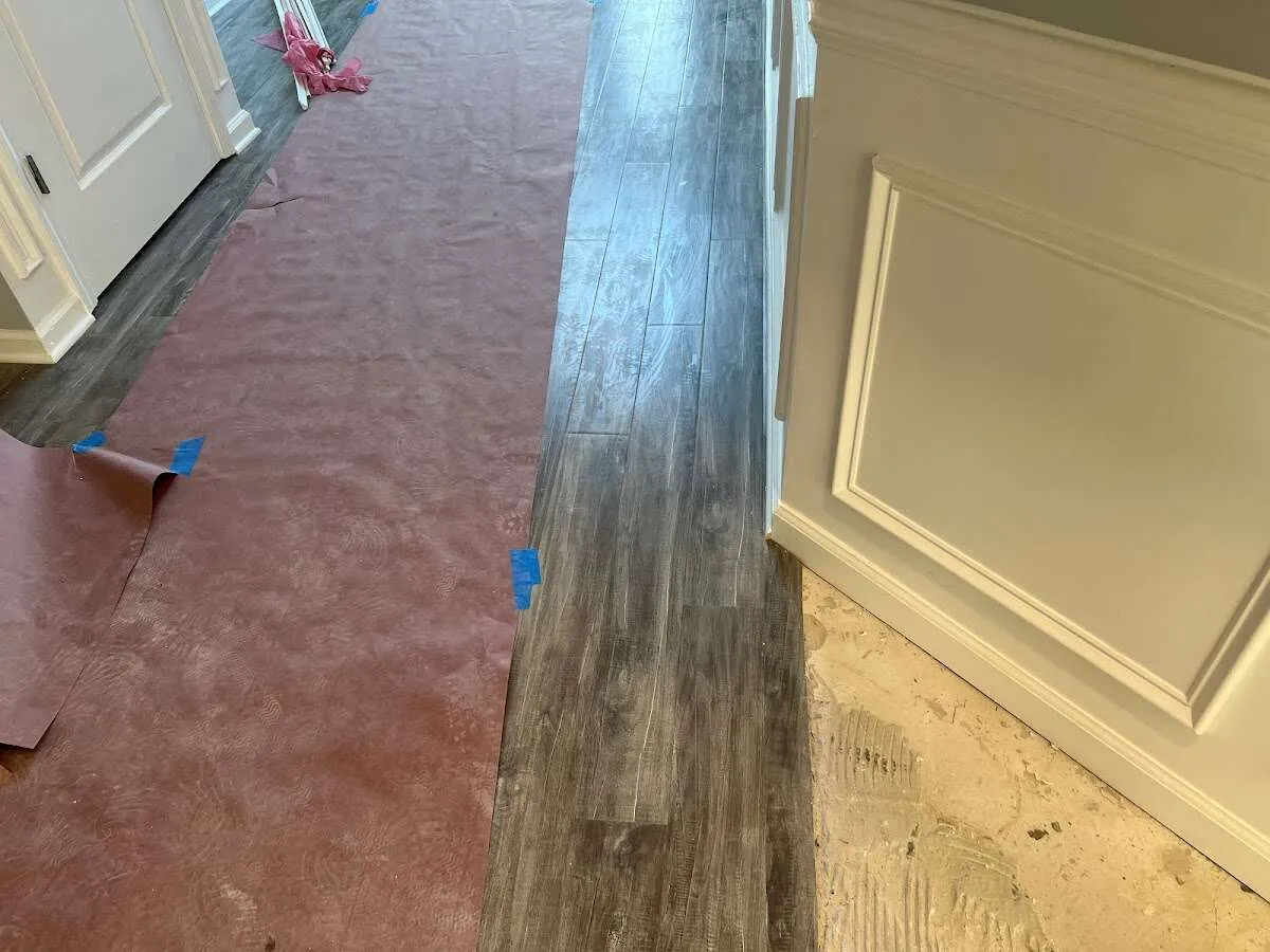 Completed marble shower restoration in DeWitt